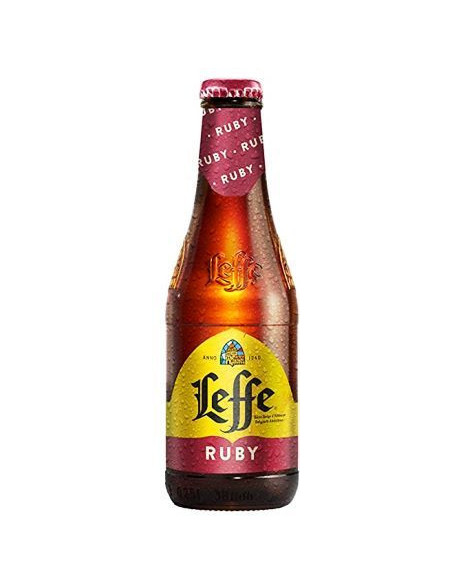 Leffe - Bière Belge d'Abbaye - Ruby (Fruits Rouges) - Pack 12x25cl