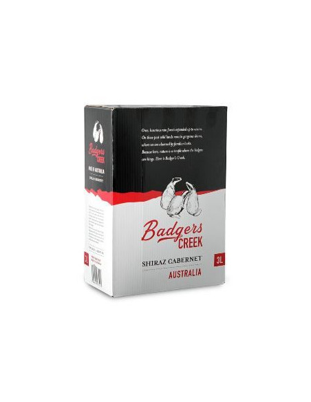 BIB 3L - Badgers Creek - Shiraz Cabernet - Rouge - Australie