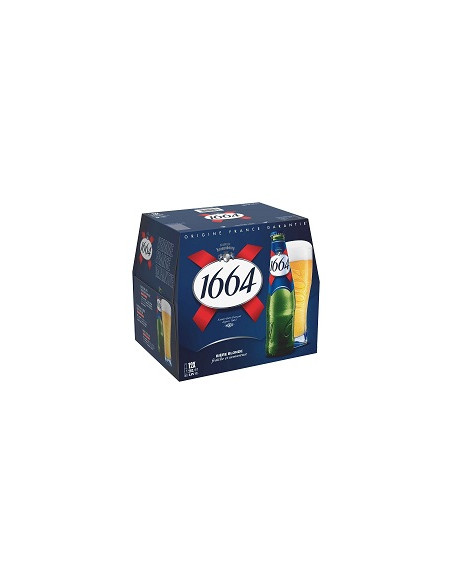 Kronenbourg 1664 - Blonde Lager - Pack 12x25cl