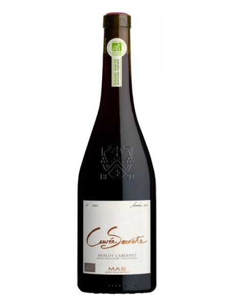 BIO - Pays d'Oc - JC Mas - Cuvée Secrète - Rouge - Sans sulfites ajoutés - 2023