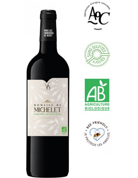 ORGANIC - Buzet - Domaine Michelet - Red - 2022