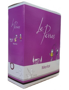 Box 3L - Pays d'Oc - Le Perras - Merlot - Red