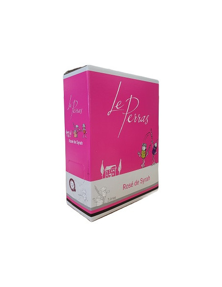 Box 3L - Pays d'Oc - Le Perras - Syrah - Rosé