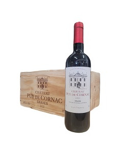 Graves - Château Puy de Cornac - Caisse bois - Rouge - 2022