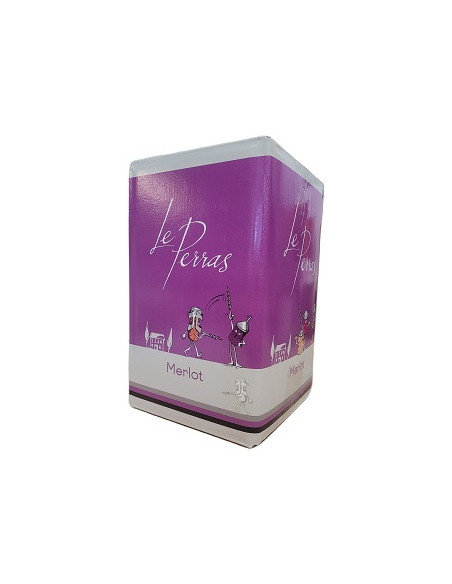BIB 5L - Pays d'Oc - Le Perras - Merlot - Rouge