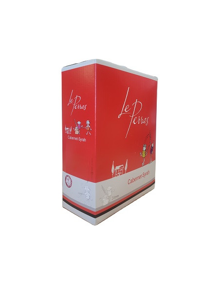 OFFRE SPECIALE ! BIB 3L Pays d'Oc - Cabernet Syrah - Le Perras - Rouge