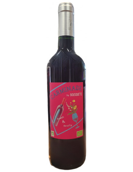 OFFRE SPECIALE ! BIO - Carminade - Pays d'Oc - Domaine Bousquette - Rouge - 2023