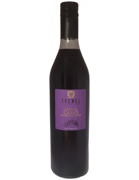 Crème de cassis from Burgundy - Trenel - 70 cl - 18°