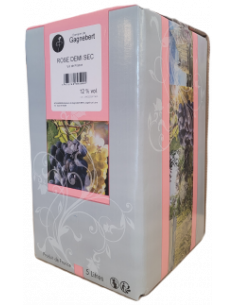 BOX 5 L - Vin de France - Domaine de Gagnebert - Rosé...