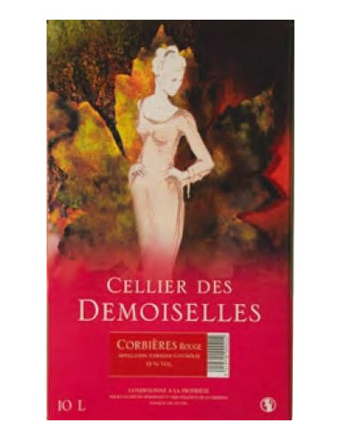 10L Box - Corbières - Cellier des Demoiselles - Red