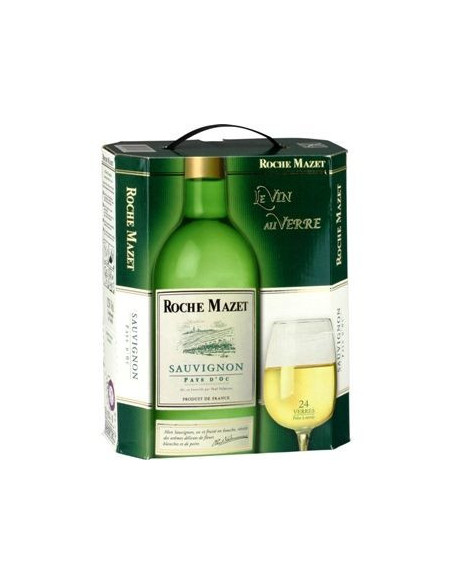 SPECIAL OFFER ! 3L BOX - Pays d'Oc - Roche Mazet - Sauvignon - White