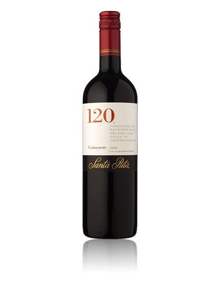 SPECIAL OFFER ! Central Valley - Santa Rita 120 - Carmenere - Chili - Red - 2020