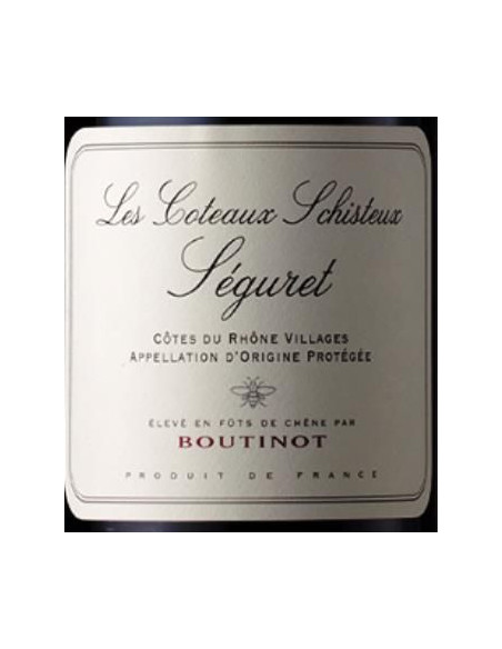 Côtes du Rhône Villages Séguret - Boutinot - Les Coteaux schisteux - Red - 2021