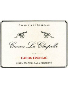 Canon Fronsac - Canon La Chapelle - Rouge - 2019 2