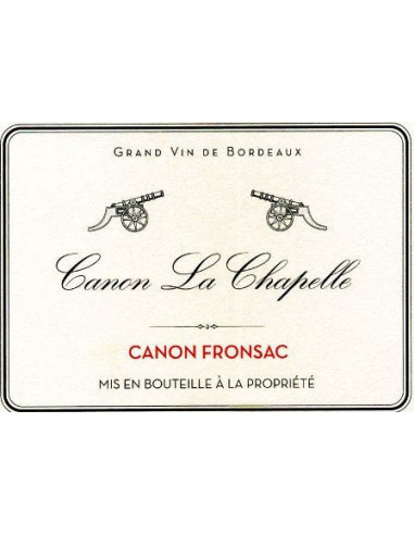 Canon Fronsac - Canon La Chapelle - Rouge - 2019
